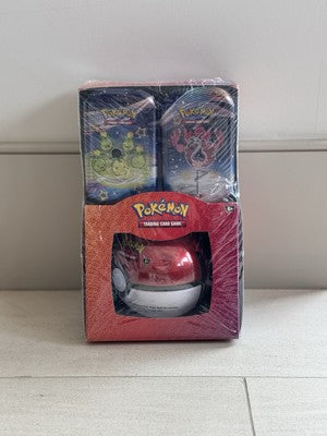 Paldean Fates 2x Mini Tins & Pokeball Box! New Pokemon 2025 Sam's Club Item✅